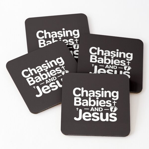 Item preview, Chasing Babies And Jesus Tshirt – Christian Mom T-Shirt Funny Parenting Quotes designed and sold by Redgiant87x.