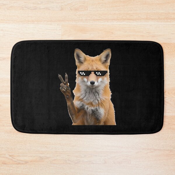 Artikelvorschau, Cooler roter Fuchs mit Pixel-Sonnenbrille und Friedenszeichen entworfen und verkauft von k3rstman1.