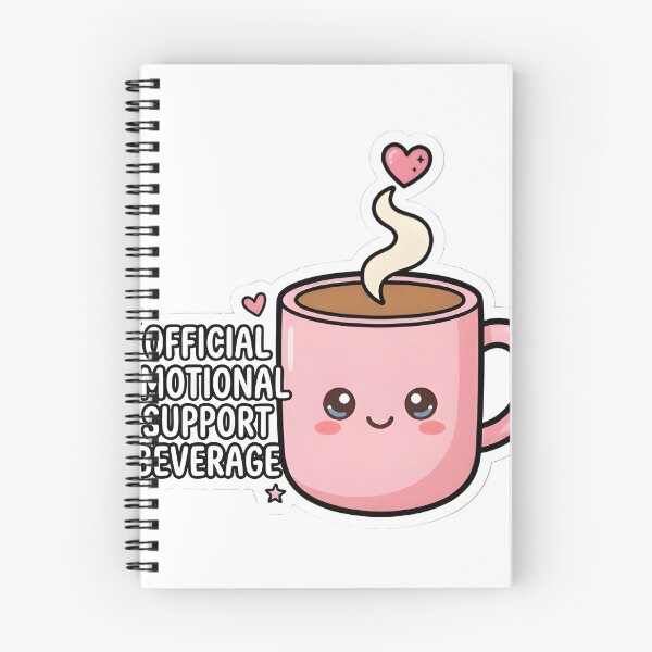 Item preview, Emotional Support Coffee Teacher Mug Sticker designed and sold by PuddlePixels.