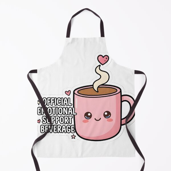 Item preview, Emotional Support Coffee Teacher Mug Sticker designed and sold by PuddlePixels.