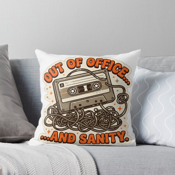 Item preview, Out of Office Sanity Teacher Burnout Sticker designed and sold by PuddlePixels.