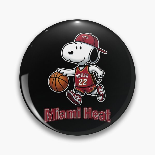 Item preview, Snoopy Miami Heat Basketball designed and sold by Morphologiona.