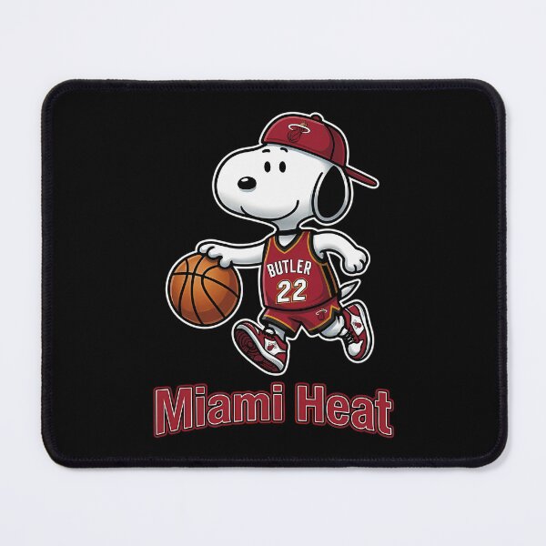 Item preview, Snoopy Miami Heat Basketball designed and sold by Morphologiona.