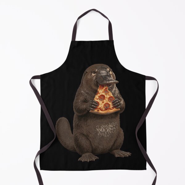 Item preview, Funny Platypus Eating Pepperoni Pizza Slice designed and sold by k3rstman1.
