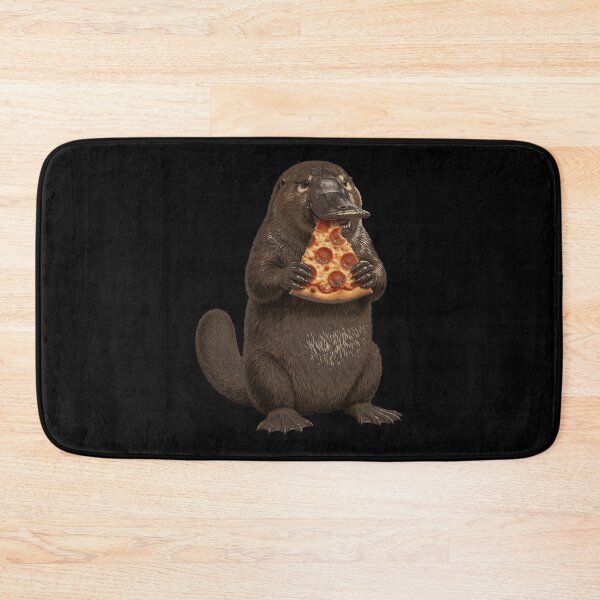 Item preview, Funny Platypus Eating Pepperoni Pizza Slice designed and sold by k3rstman1.