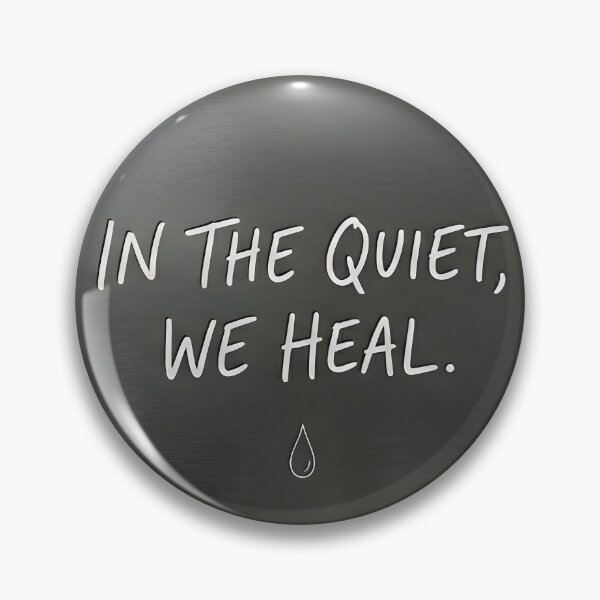 Item preview, In The Quiet We Heal - Minimalist Emotional Mental Health Quote designed and sold by MCV-Designs.
