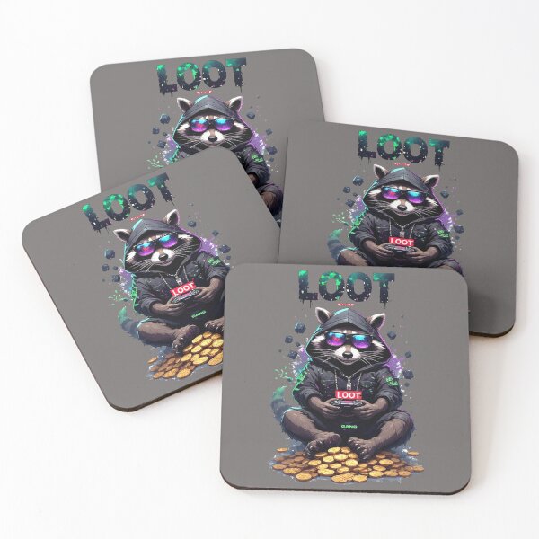 Item preview, Gaming Gang: Loot Overlord - Trash Panda Streetwear designed and sold by Shift-Bloom.