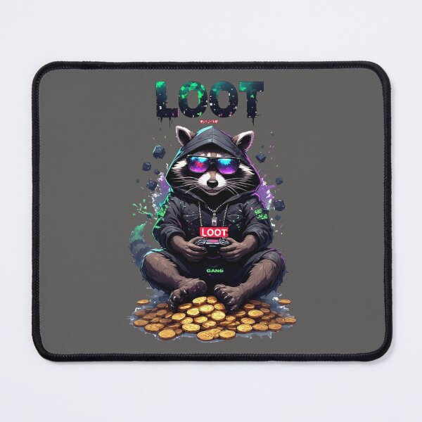 Item preview, Gaming Gang: Loot Overlord - Trash Panda Streetwear designed and sold by Shift-Bloom.