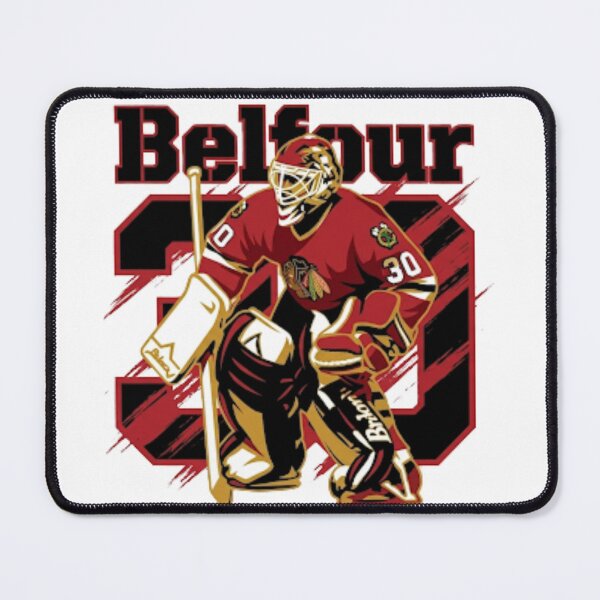 Item preview, The Eagle of the Crease – Retro No. 30 Chicago Goalie Art designed and sold by Thogan0416.