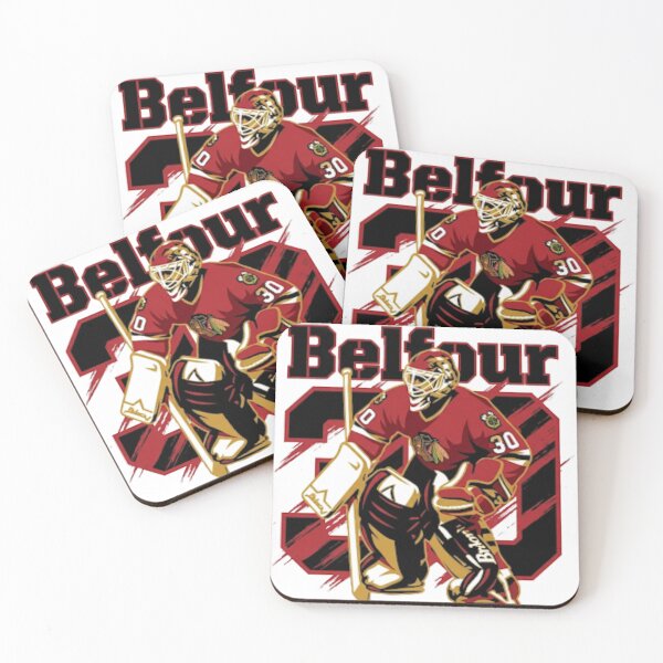 Item preview, The Eagle of the Crease – Retro No. 30 Chicago Goalie Art designed and sold by Thogan0416.