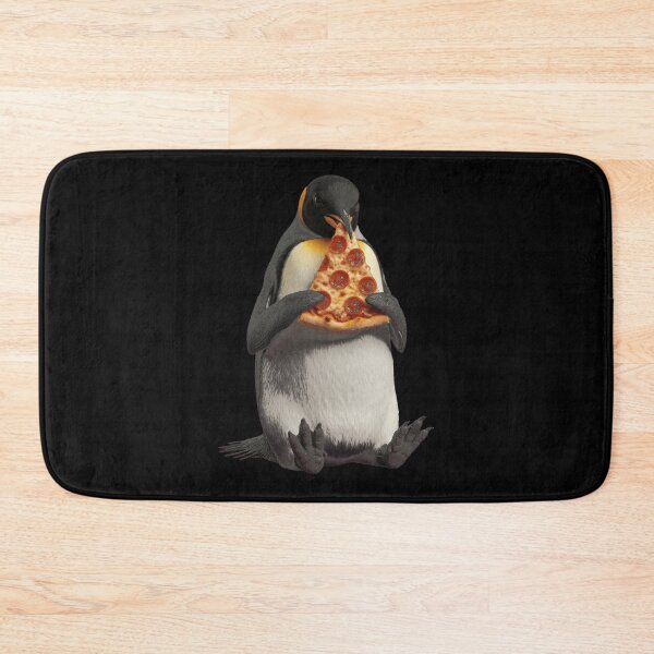 Item preview, Funny King Penguin Eating Pepperoni Pizza Slice designed and sold by k3rstman1.