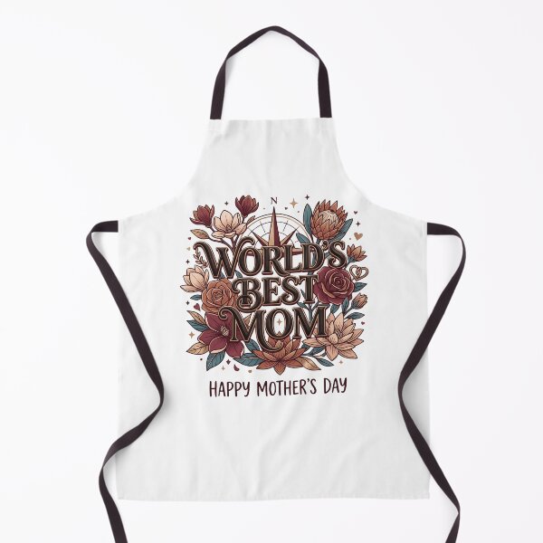 Item preview, Vintage Dark Floral World's Best Mom - Aesthetic Mother's Day Art 2026 designed and sold by MyStore2025.