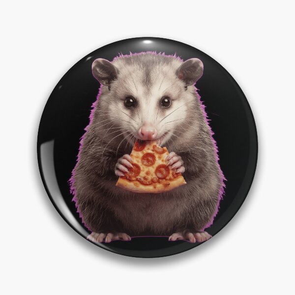 Item preview, Funny Opossum Eating Pepperoni Pizza Snack designed and sold by k3rstman1.