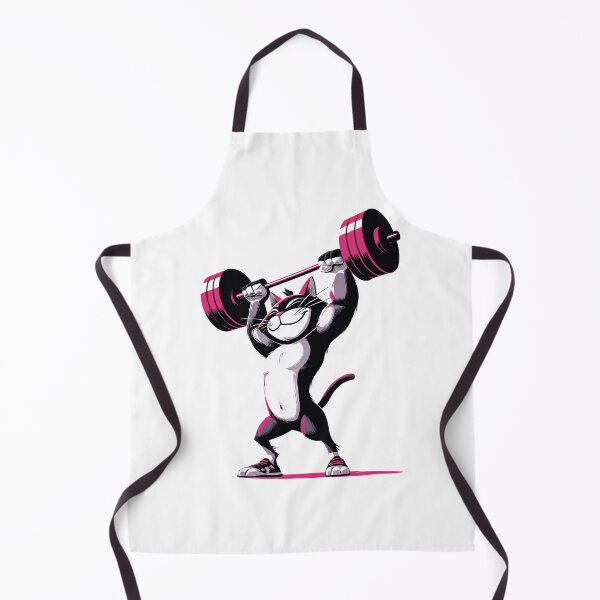 Item preview, Gym Cat Lifting Weights Funny Fitness T-Shirt Cat Lover Design designed and sold by khemjiraphoto.