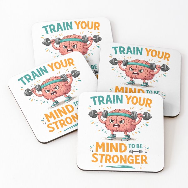 Item preview, Train Your Mind Stronger Brain Gym Design designed and sold by Nixora.