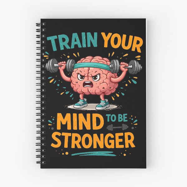 Item preview, Train Your Mind Stronger Brain Gym Design designed and sold by Nixora.