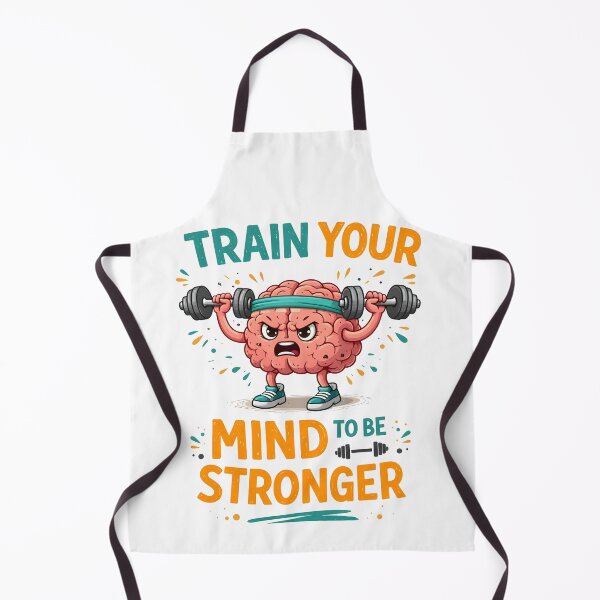 Item preview, Train Your Mind Stronger Brain Gym Design designed and sold by Nixora.