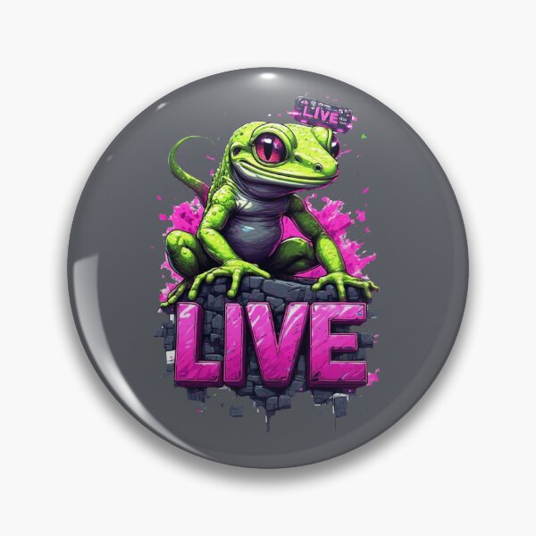 Item preview, Gaming Gang:Live Gecko - Pro Streamer Glitch Art Streetwear designed and sold by Shift-Bloom.