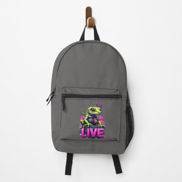 Item preview, Gaming Gang:Live Gecko - Pro Streamer Glitch Art Streetwear designed and sold by Shift-Bloom.