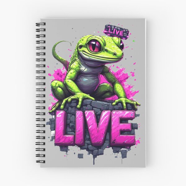 Item preview, Gaming Gang:Live Gecko - Pro Streamer Glitch Art Streetwear designed and sold by Shift-Bloom.