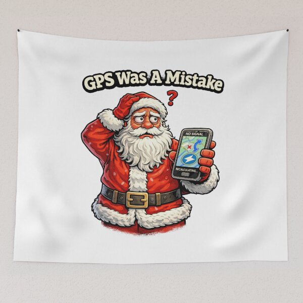 Item preview, Santa Claus is lost designed and sold by Baphomet34.