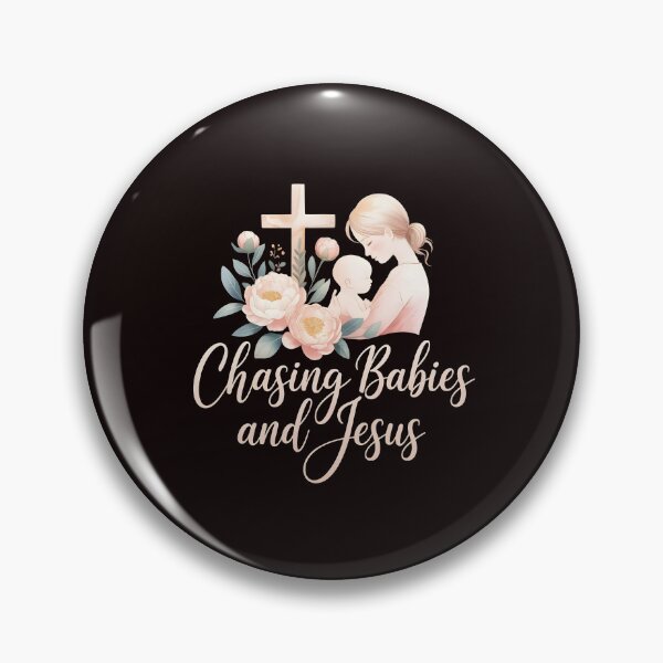 Item preview, Chasing Babies And Jesus Tshirt – Funny Christian Shirts Jesus Loving Mom designed and sold by Redgiant87x.