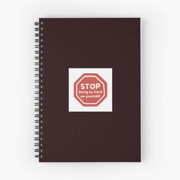 Item preview, stop being so hard on yourself sticker for genz designed and sold by MoodByte .
