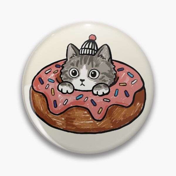 Item preview, Sprinkle Donut Cat designed and sold by Gkinoki.