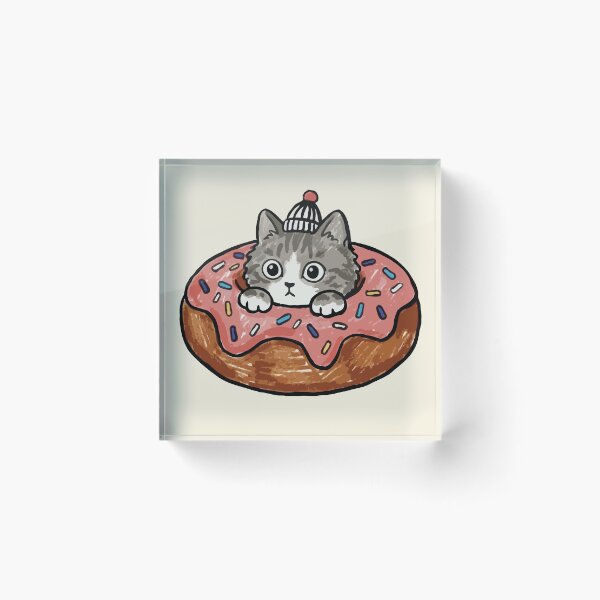 Item preview, Sprinkle Donut Cat designed and sold by Gkinoki.