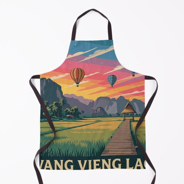 Item preview, Laos Vang Vieng Travel Art designed and sold by yunamaliskova.