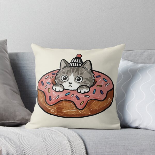 Item preview, Sprinkle Donut Cat designed and sold by Gkinoki.
