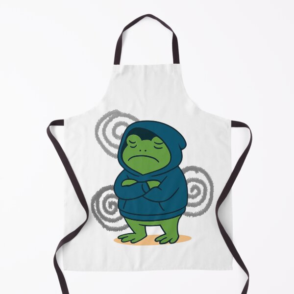 Item preview, Grumpy Frog Hoodie Moody Vibes designed and sold by Snacky Paws.