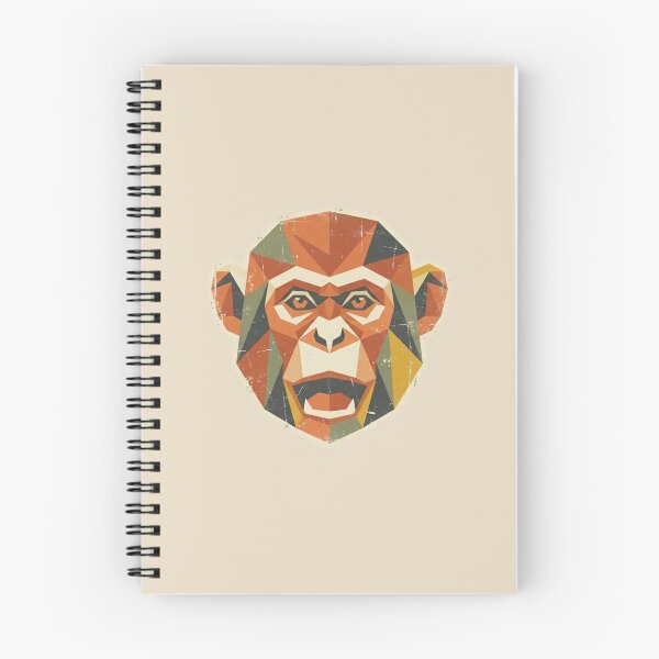 Item preview, Modern Geometric Ape – Abstract Animal Art for Design Lovers designed and sold by bsbd-action.