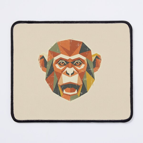 Item preview, Modern Geometric Ape – Abstract Animal Art for Design Lovers designed and sold by bsbd-action.