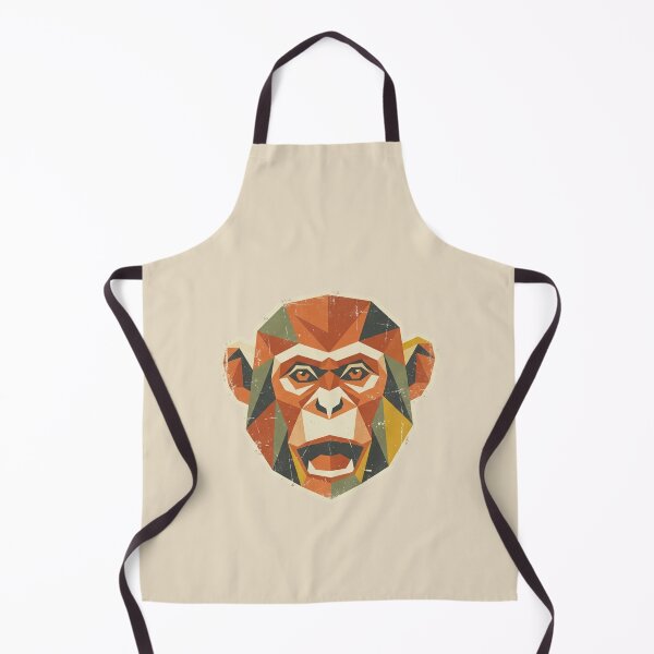 Item preview, Modern Geometric Ape – Abstract Animal Art for Design Lovers designed and sold by bsbd-action.