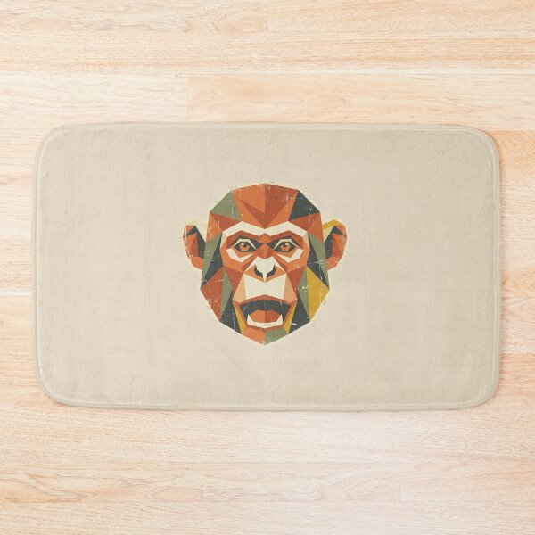 Item preview, Modern Geometric Ape – Abstract Animal Art for Design Lovers designed and sold by bsbd-action.