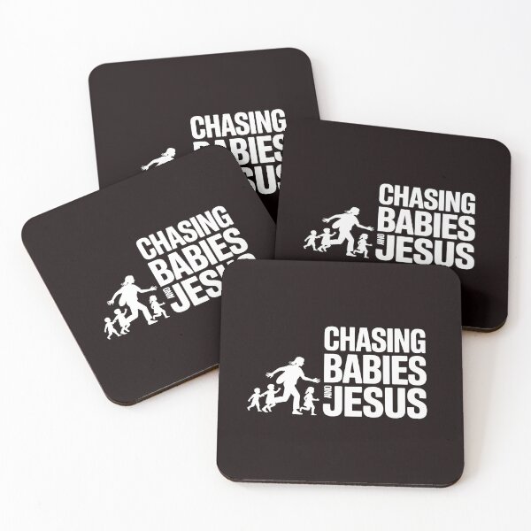 Item preview, Chasing Babies And Jesus Tshirt – Christian Parenting Funny Family Humor designed and sold by Redgiant87x.
