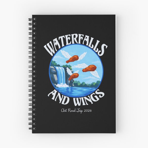 Item preview, Waterfalls And Wings Funny Art Road Trip 2026 designed and sold by margamPagenberg.