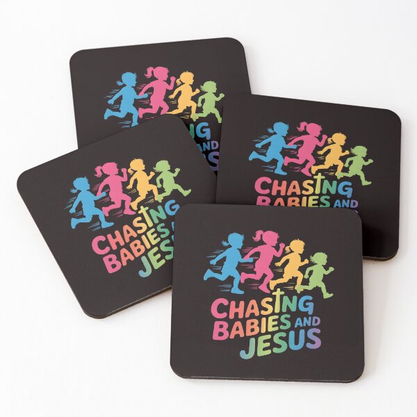 Item preview, Chasing Babies And Jesus Tshirt – Godly Parenting Funny Christian Quote designed and sold by Redgiant87x.