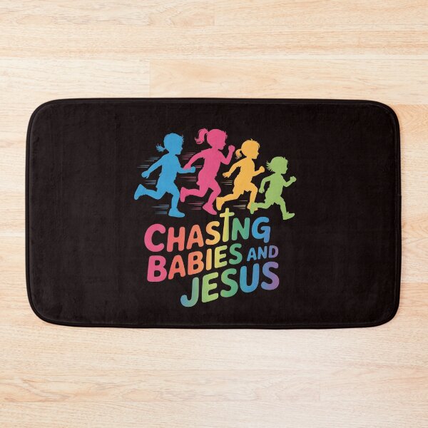 Item preview, Chasing Babies And Jesus Tshirt – Godly Parenting Funny Christian Quote designed and sold by Redgiant87x.