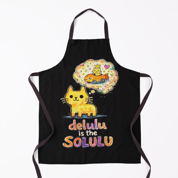 Item preview, Delulu Is The Solulu Cat designed and sold by ZunZunArt.
