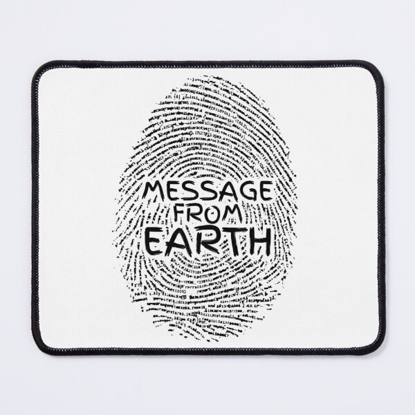 Item preview, Message from Earth - Human Fingerprint Data Art #1 designed and sold by Message from Earth.