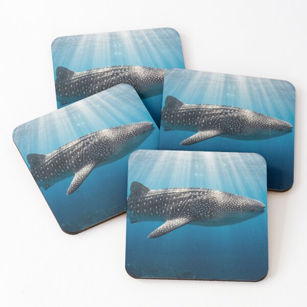 Item preview, Whale shark underwater with sunbeams. designed and sold by Malisa345.