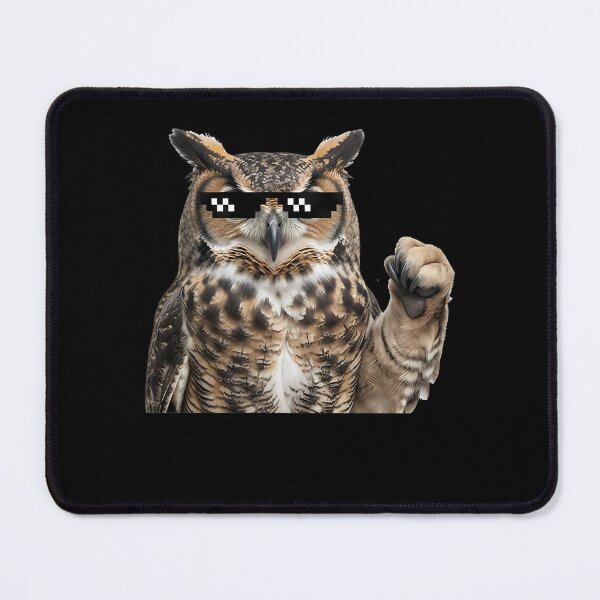 Item preview, Cool Thug Life Owl Pixel Sunglasses Meme designed and sold by k3rstman1.