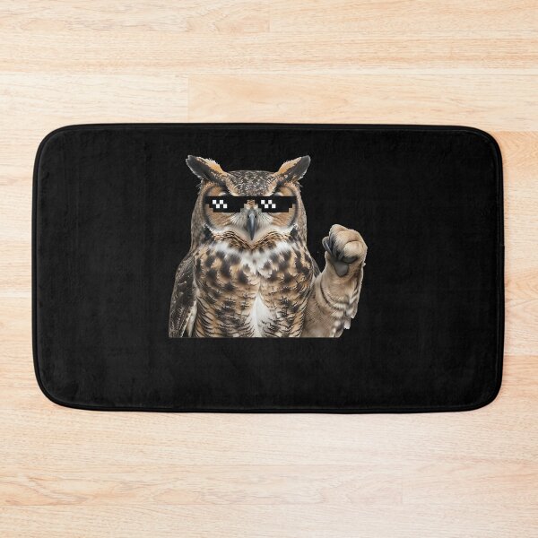 Item preview, Cool Thug Life Owl Pixel Sunglasses Meme designed and sold by k3rstman1.