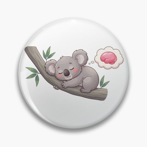 Item preview, Smooth Brain No Stress Lazy Koala designed and sold by Petzzz.
