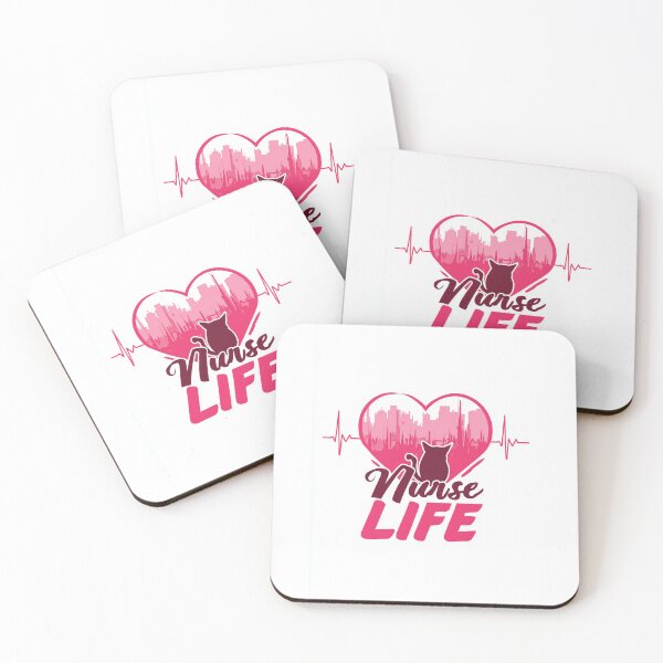 Item preview, Nurse Life Funny Cat Heartbeat T-Shirt Gift For Nurses designed and sold by khemjiraphoto.
