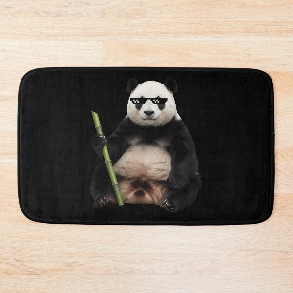 Item preview, Cool Panda with Pixel Sunglasses and Bamboo designed and sold by k3rstman1.