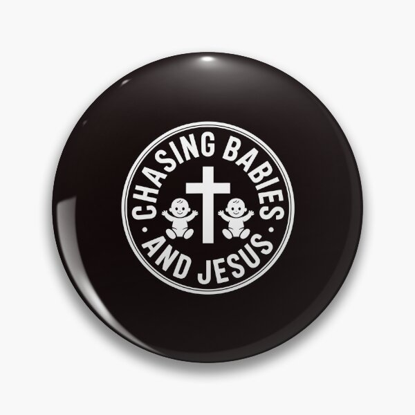 Item preview, Chasing Babies And Jesus Tshirt – Religious Dad Shirt Christian Humor designed and sold by Redgiant87x.