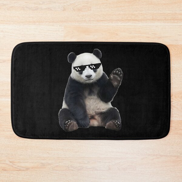 Item preview, Cool Waving Panda with Pixel Sunglasses designed and sold by k3rstman1.